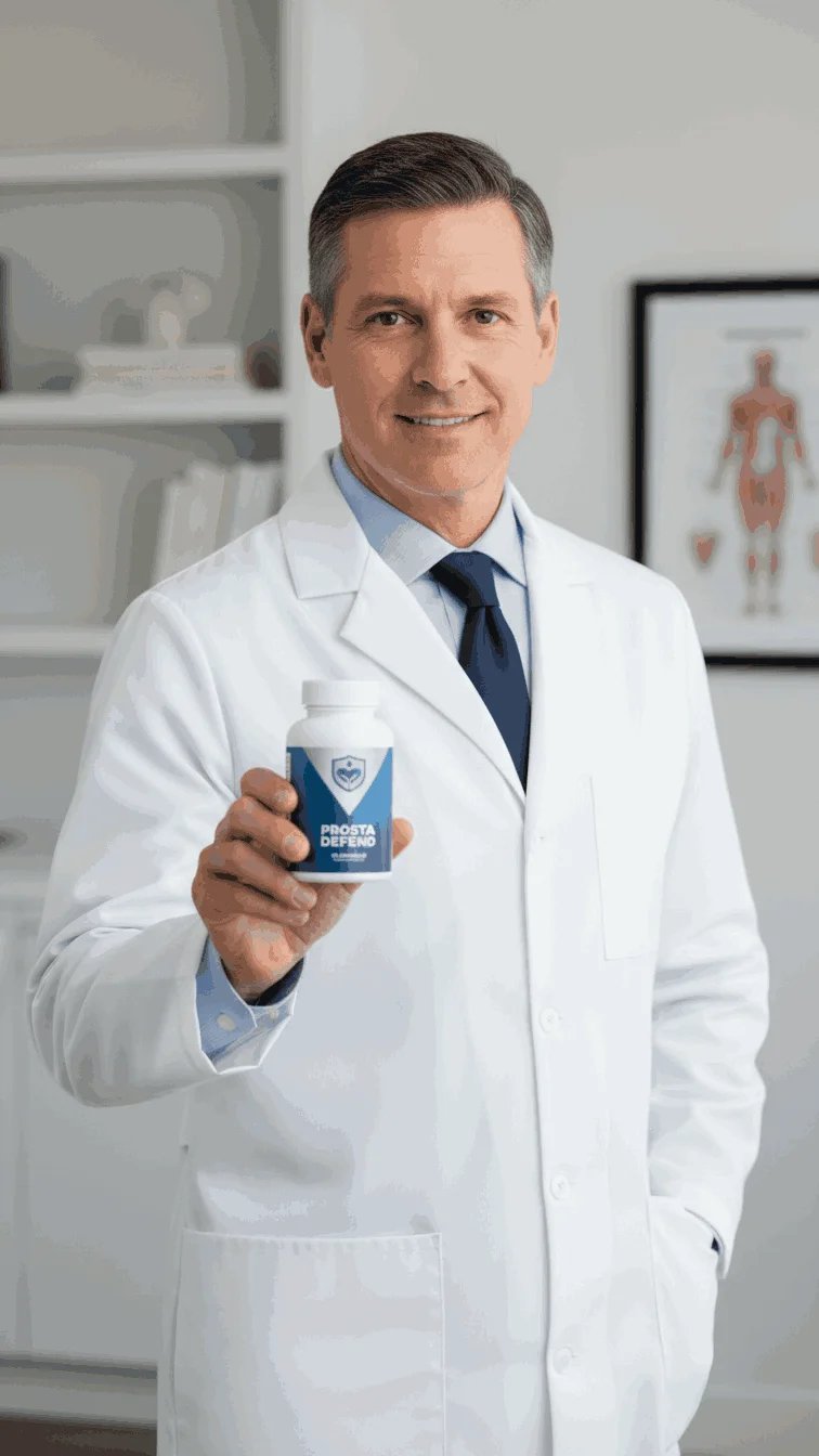 Doctor Recommending ProstaDefend Prostate Health Supplement